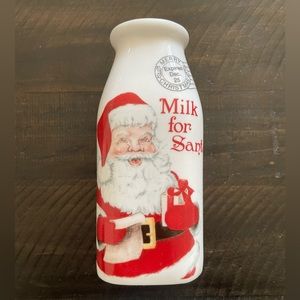 Fitz and Floyd Santa Milk Jug